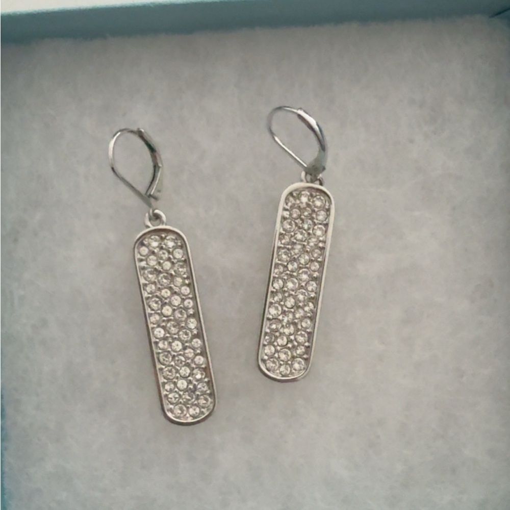 Touchstone Crystal Tag Earrings